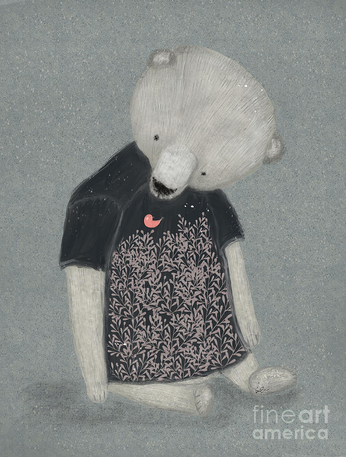 Mia Bear Painting by Bri Buckley
