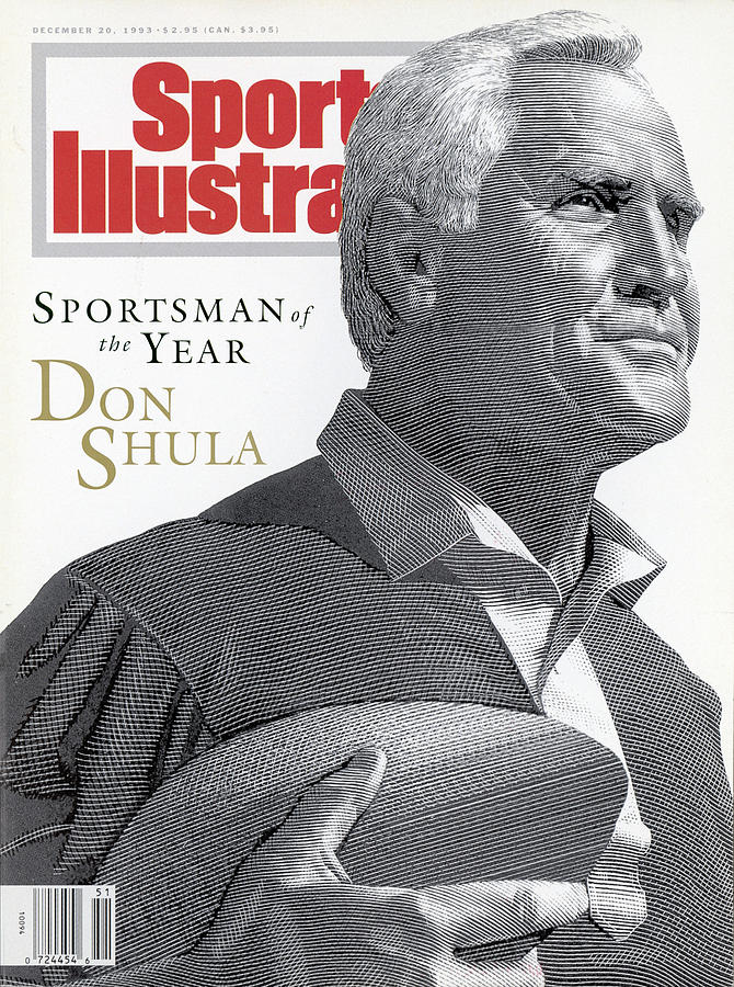 Miami Dolphins Coach Don Shula, 1993 Sportsman Of The Year Sports Illustrated Cover Photograph by Sports Illustrated