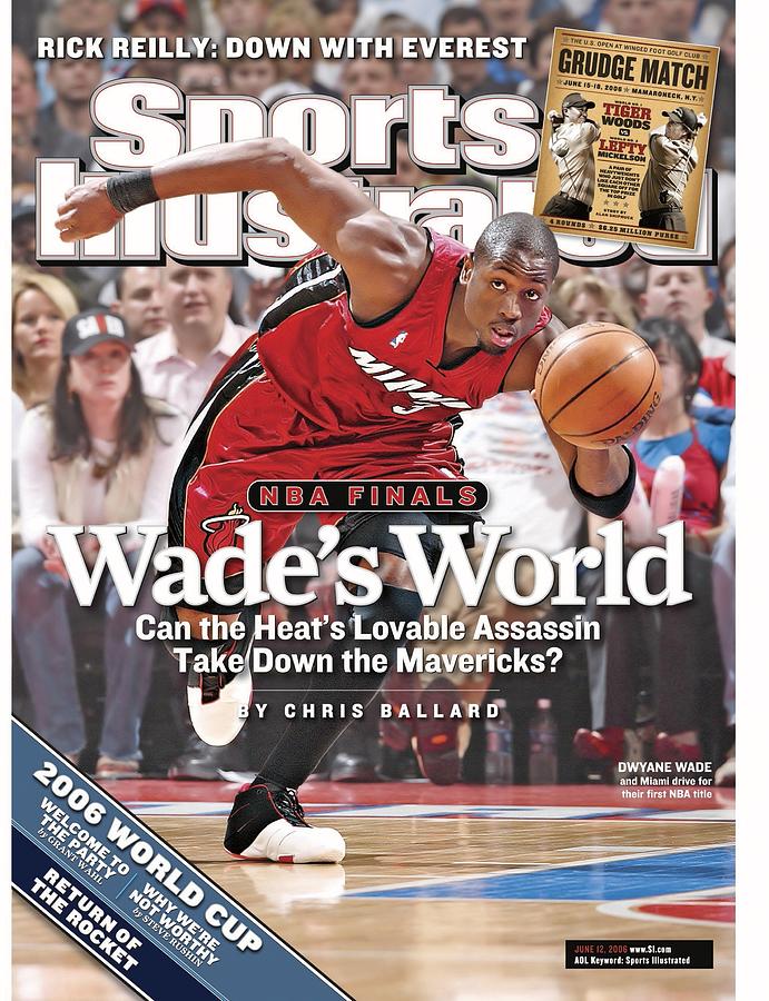 Dwyane Wade Photograph - Miami Heat Dwyane Wade, 2006 Nba Eastern Conference Finals Sports Illustrated Cover by Sports Illustrated