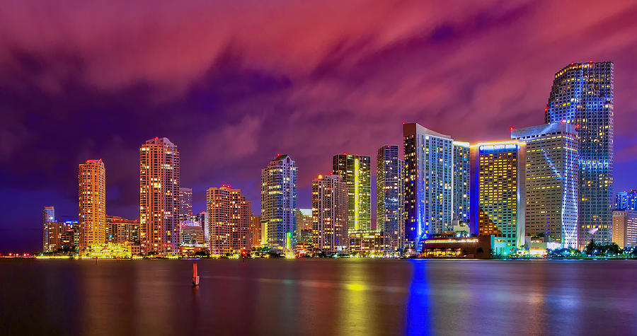Architecture Photograph - Miami by Klaus Tesching