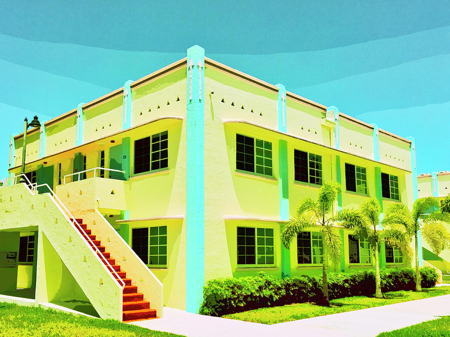 Miami Little Havana Art Deco Photograph by Dominic Piperata