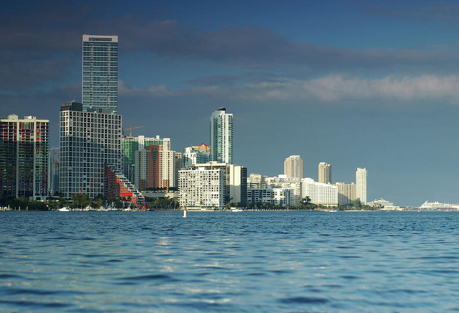 Miami Skyline Photograph by Adiabatic