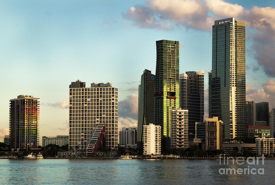 Miami Skyline Photograph