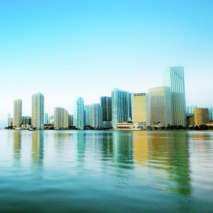 Miami Skyline Photograph by Moreiso