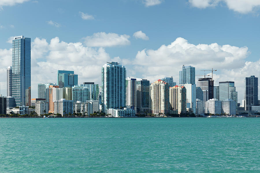 Miami Skyline Photograph by S. Greg Panosian