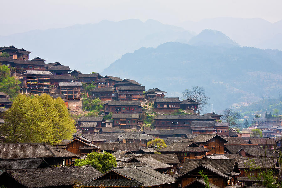 Miao Nationality Village Photograph by Zhouyousifang