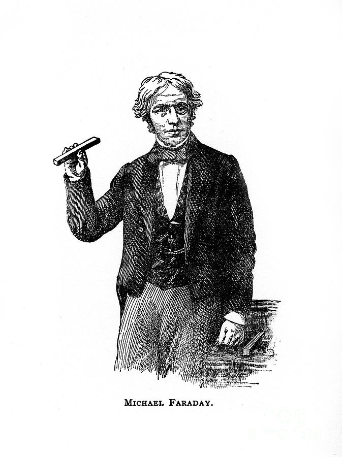 Michael Faraday, 19th Century British Drawing by Print Collector