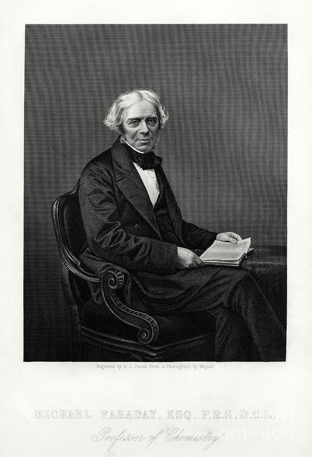 Michael Faraday, British Scientist Drawing by Print Collector