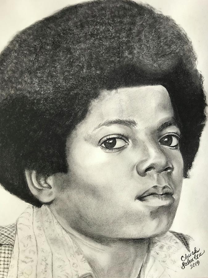 Michael Jackson, 1971 Drawing by Chuck Schultz | Fine Art America