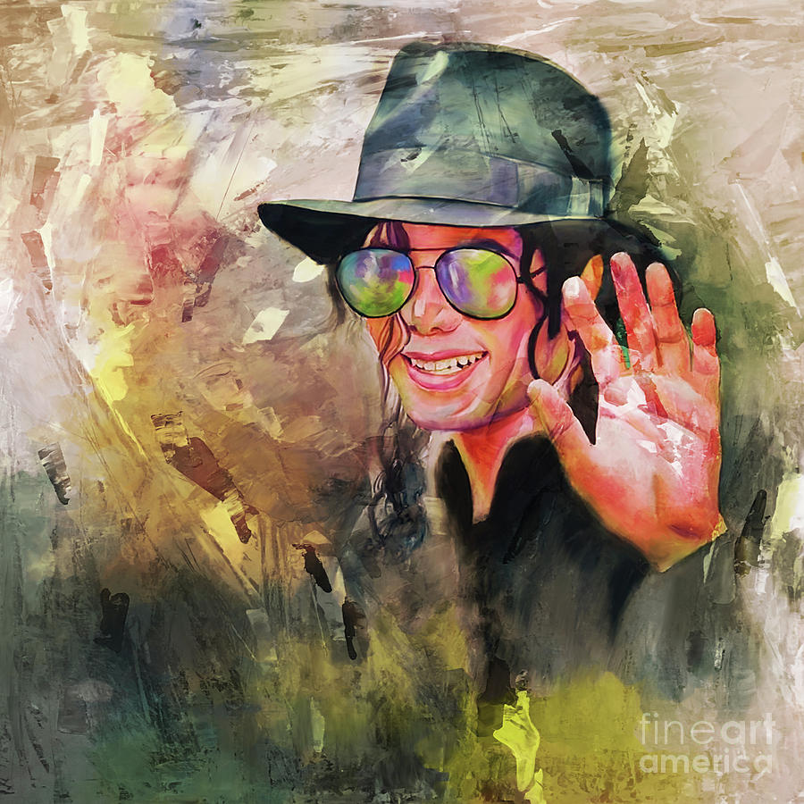 Michael Jackson art 56y Painting by Gull G