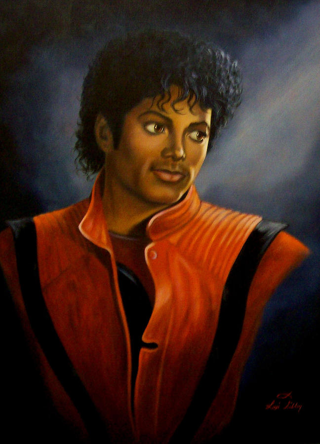 Michael Jackson Painting by Loxi Sibley