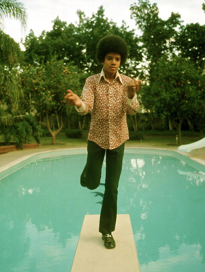 Michael Jackson On The Diving Board Photograph by Michael Ochs Archives