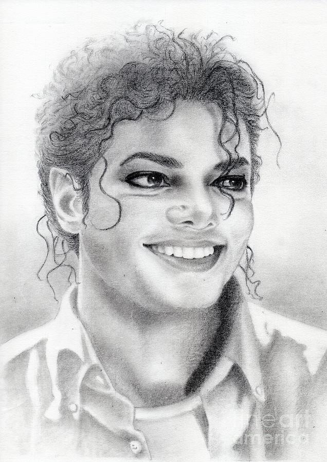 Michael Jackson #Thirty-one Drawing by Eliza Lo