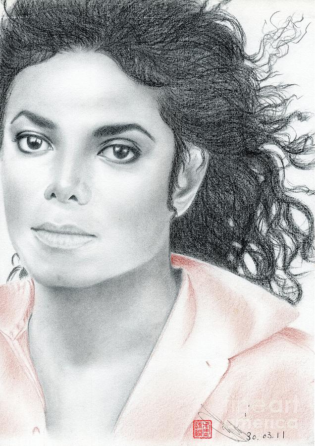 Michael Jackson #Twenty-nine Drawing by Eliza Lo