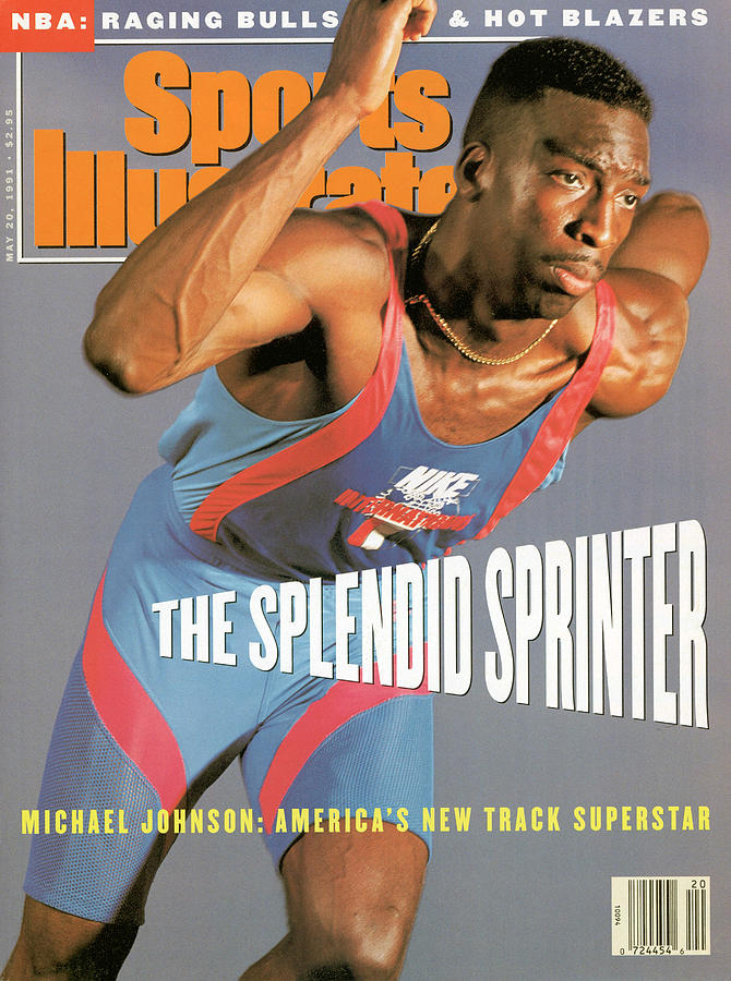 Michael Johnson, Track & Field Sports Illustrated Cover Photograph by Sports Illustrated