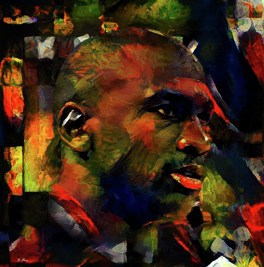 Michael Jordan Mixed Media by Gayle Berry - Fine Art America