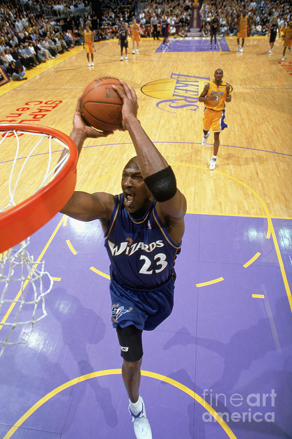 Michael Jordan Goes Up For The Dunk Photograph by Andrew D. Bernstein Michael Jordan Goes Up For The Dunk Photograph by Andrew D. Bernstein