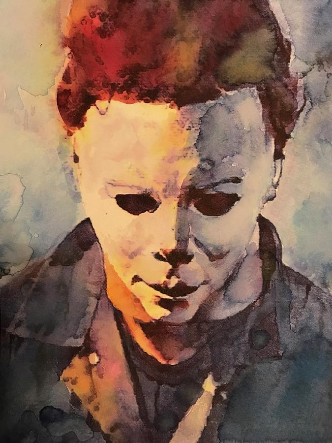 Halloween Movie Painting - Michael Myers  by Nick Mantlo-Coots