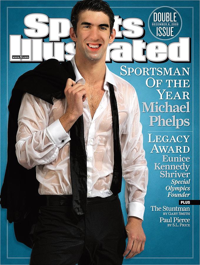 Michael Phelps, 2008 Sportsman Of The Year Sports Illustrated Cover Photograph by Sports Illustrated