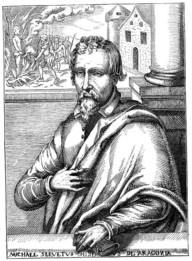 Michael Servetus, Spanish Theologian Drawing by Print Collector