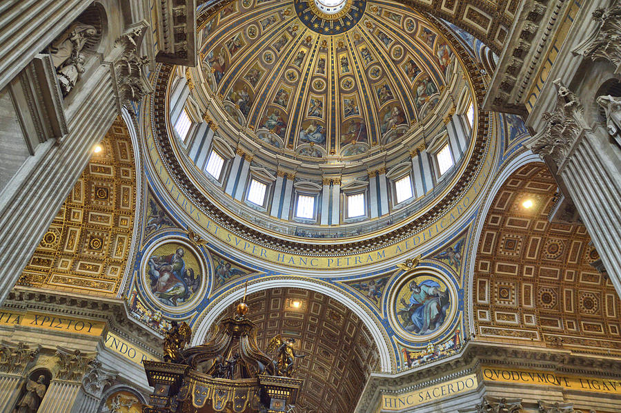 Michelangelos Vatican Dome Photograph by JAMART Photography