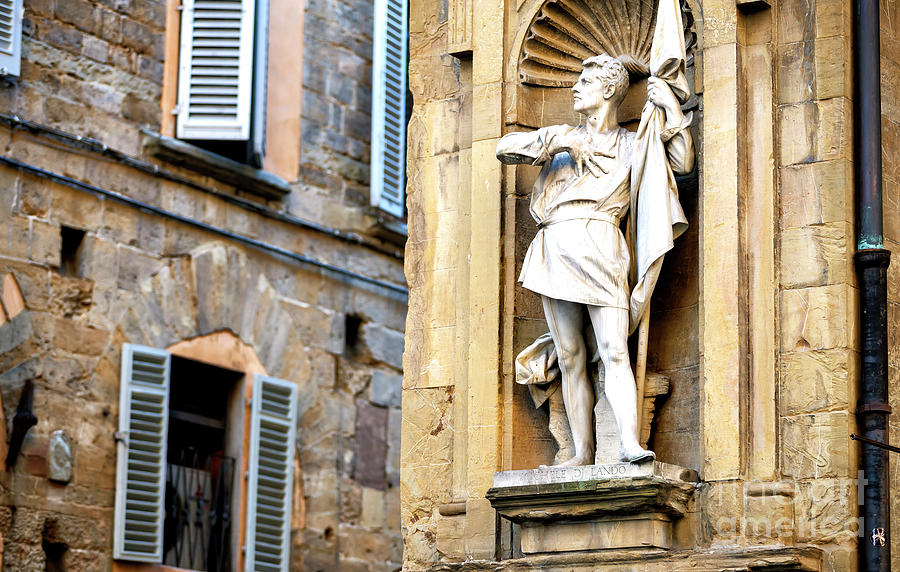 Michele di Lando at the Loggia del Mercato Nuovo in Florence Photograph