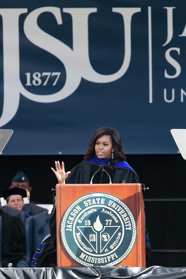 Michelle Obama Speaks At The 2016 Jsu Photograph by Jackson State University