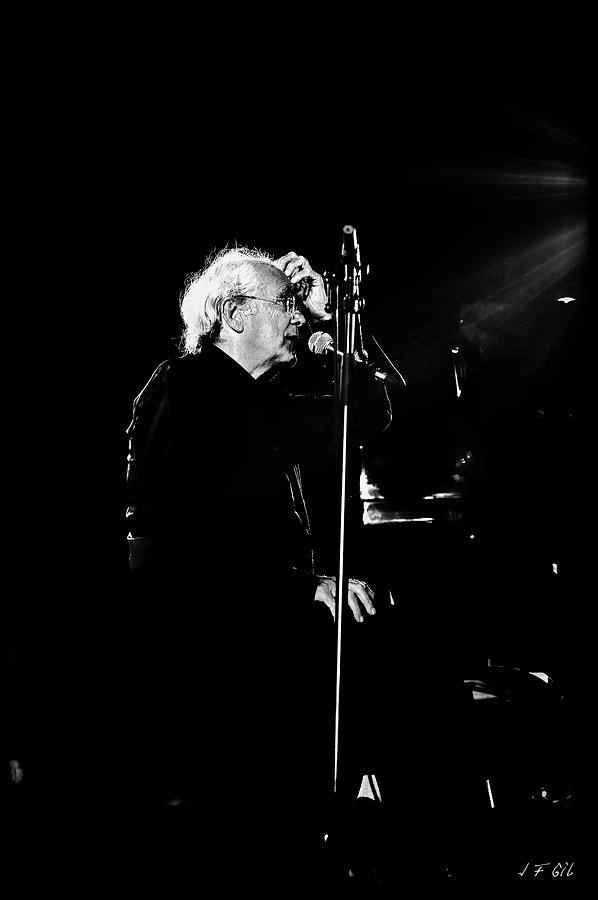 Michel Legrand - Black And White 1  Photograph by Jean Francois Gil