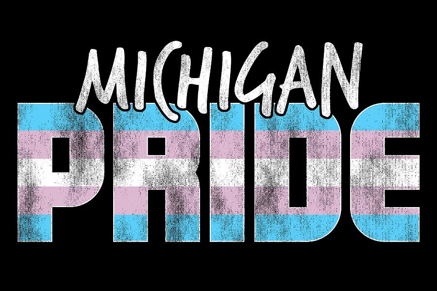 Michigan Pride Transgender Flag Digital Art By Patrick Hiller | Fine ...