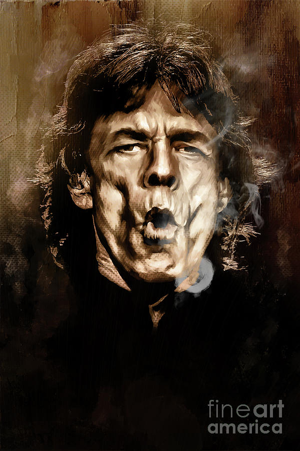 Mick. Digital Art by Andrzej Szczerski