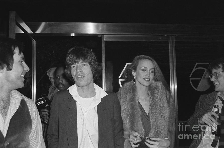 Mick Jagger And Jerry Hall At Studio 54 Photograph by Bettmann Mick Jagger And Jerry Hall At Studio 54 Photograph by Bettmann