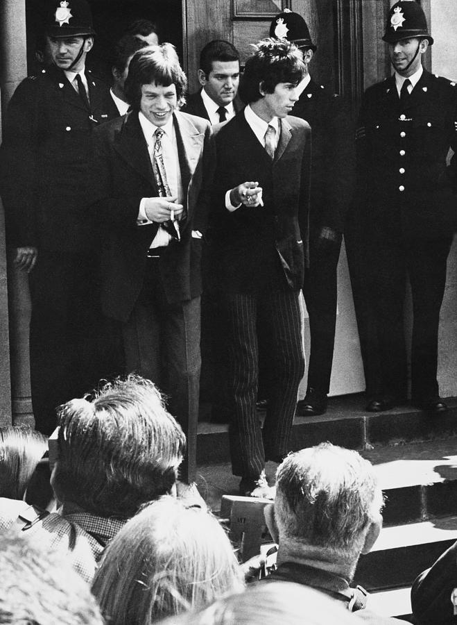 Mick Jagger And Keith Richard Photograph by Keystone-france