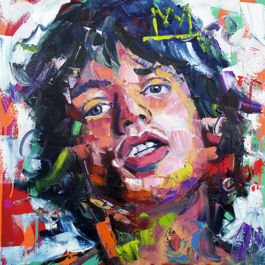 The Rolling Stones Painting - Mick Jagger III by Richard Day