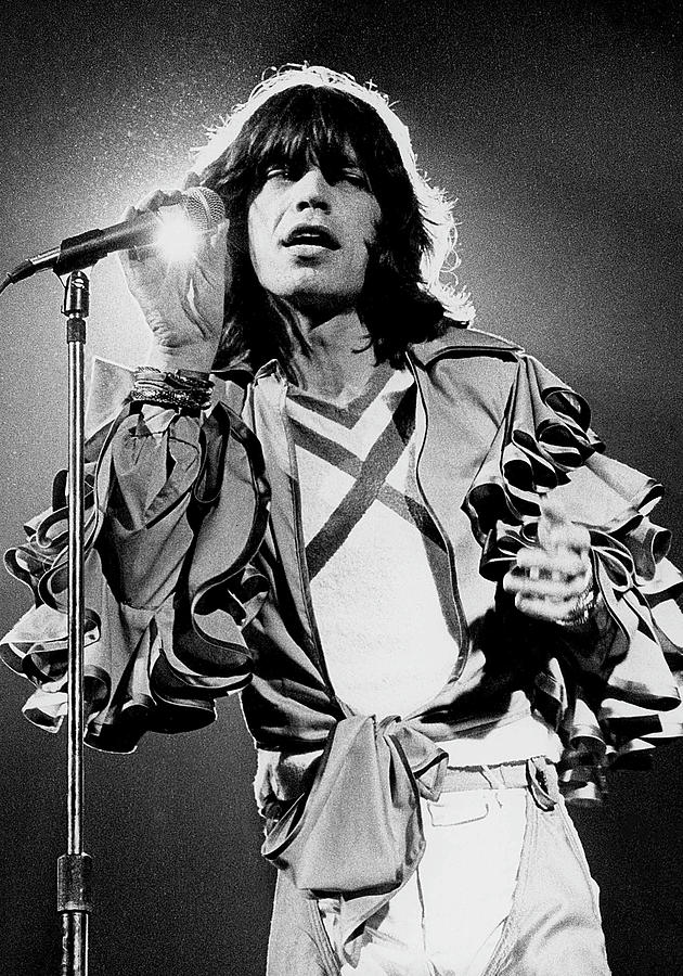 Mick Jagger Performing On Stage Photograph by Pressens Bild