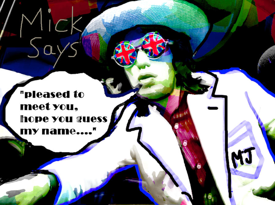 Mick Says 2 by 3nki by Enki Art Mick Says 2 by 3nki by Enki Art