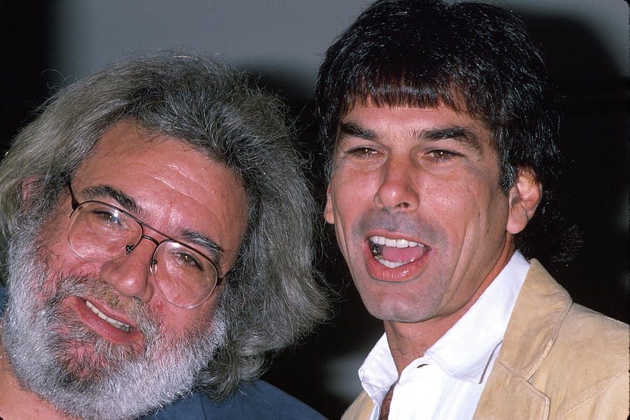 Celebrity Photograph - Mickey Hart and Jerry Garcia by Dmi