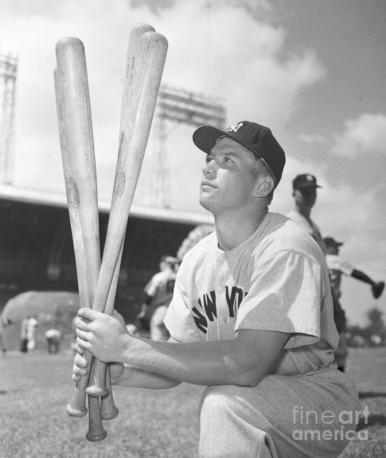 Mickey Mantle Batting