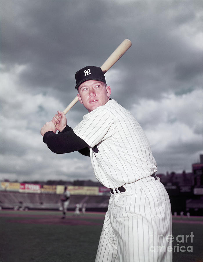 Mickey playing baseball New York Yankees