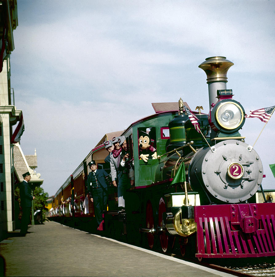 mickey motorised train