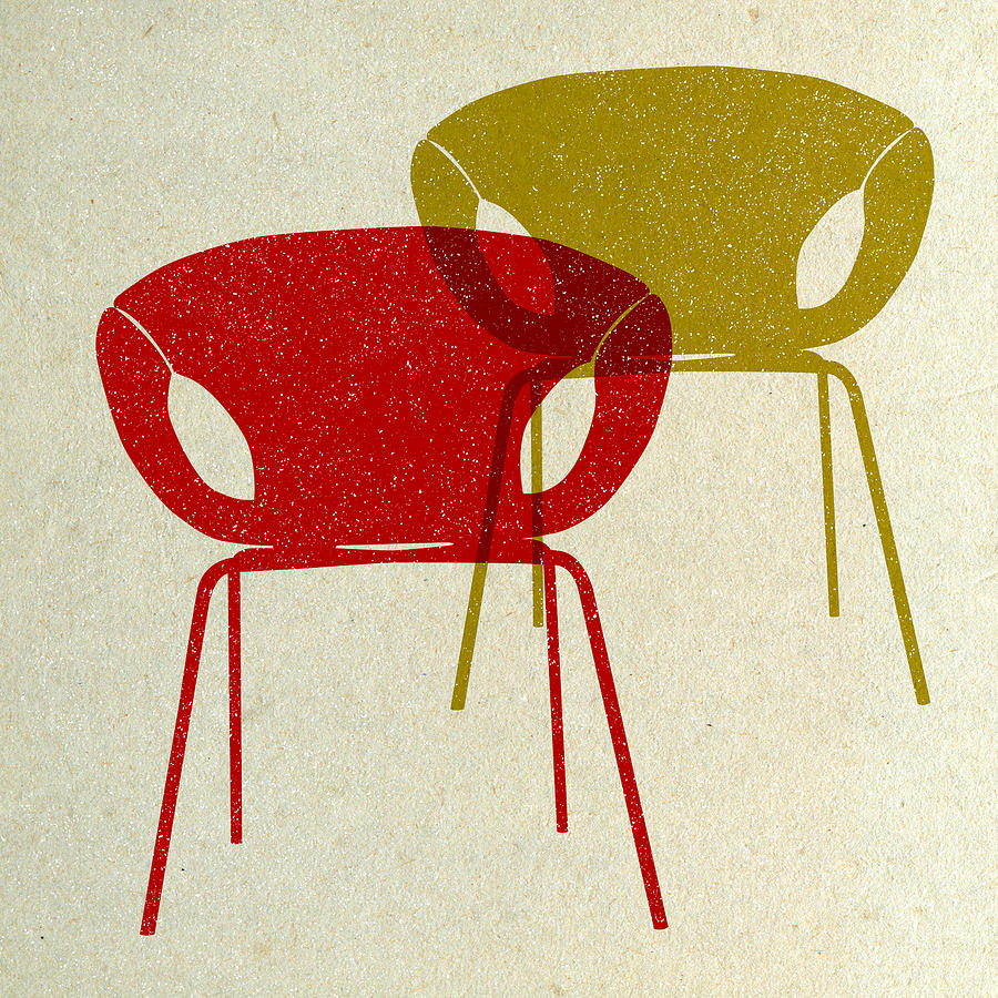 Mid Century Chairs Design II Photograph by Naxart Studio Mid Century Chairs Design II Photograph by Naxart Studio