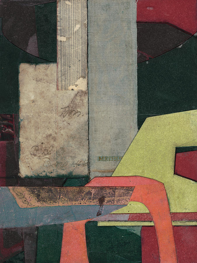 Mid-century Collage II Painting by Rob Delamater