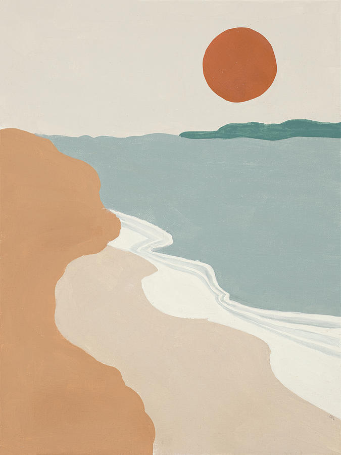 Mid Century Landscape I Painting by Patricia Pinto Mid Century Landscape I Painting by Patricia Pinto