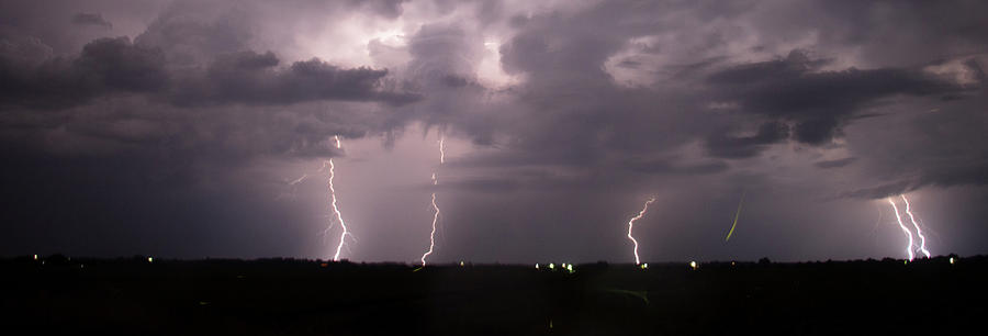 Mid July Nebraska Lightning 002 Photograph by Dale Kaminski