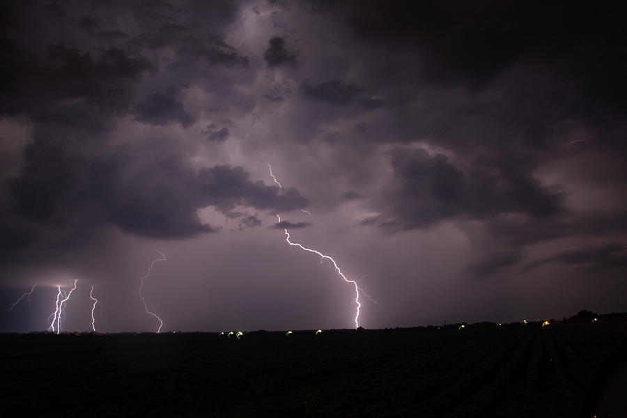 Mid July Nebraska Lightning 008 Photograph by Dale Kaminski
