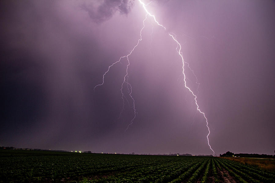 Mid July Nebraska Lightning 019 Photograph by Dale Kaminski