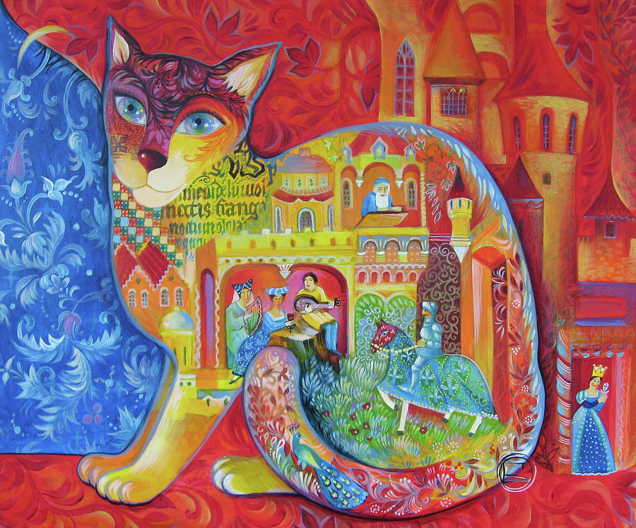 Animal Painting - Middle Ages by Oxana Zaika