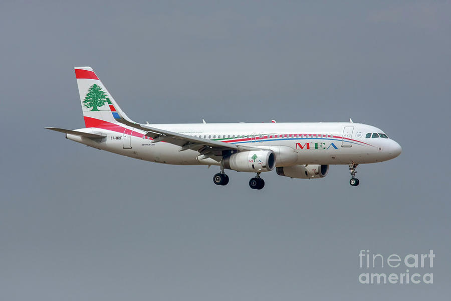Middle East Airlines Airbus A320-200 q4 Photograph by Amos Dor
