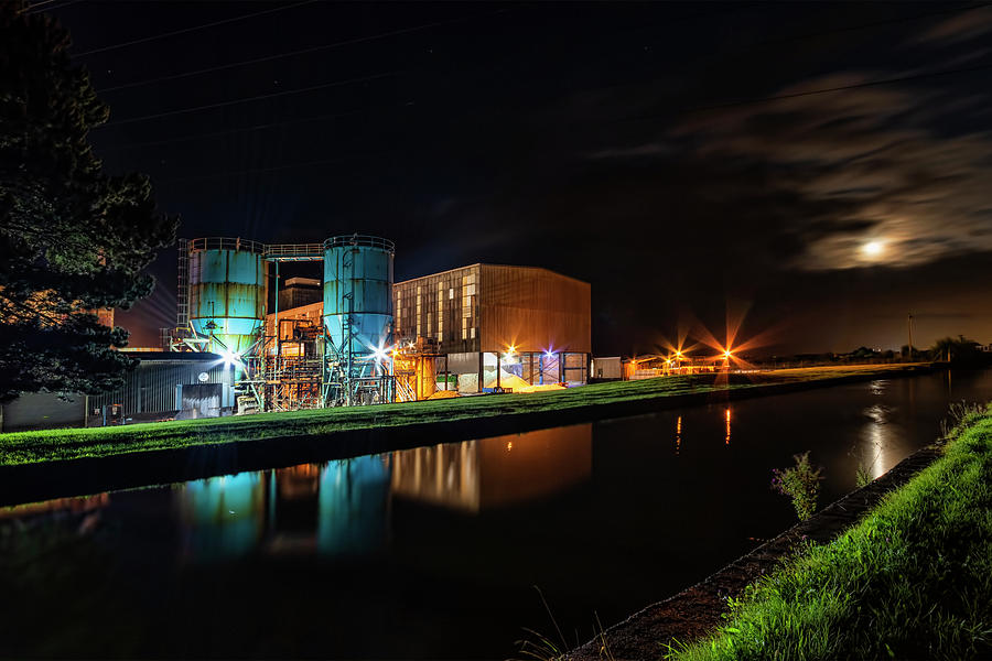 Salt Photograph - Middlewich Salt Factory by Steev Stamford Salt Photograph - Middlewich Salt Factory by Steev Stamford