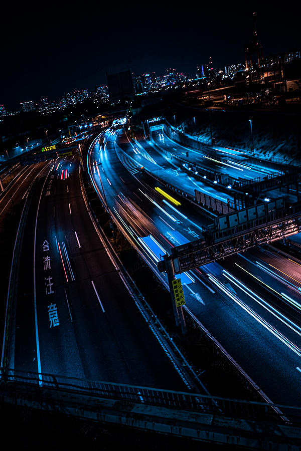 Midnight Highway Photograph by Yuki Ikuta - Pixels