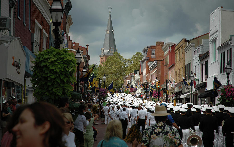 Midshipman on Parade Photograph by Mark Duehmig